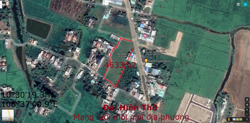 Bán đất mặt tiền QL50, đường tránh Cần Đước, Long An, 4633m2 có thổ