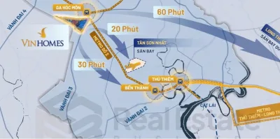 Khu đô thị Đại học Quốc tế Vinhomes Hóc Môn Vành Đai 3 Cao tốc Mộc Bài