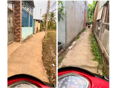 Bán nhà vi bằng Rạch Kiến, Cần Đước; Dt 6x19m, giá rẻ 650tr