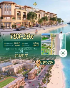Bán căn TĐX-20X mặt tiền đường Thiên Đường Xanh, Vịnh Ngọc, Vinhomes Green Paradise 98m2