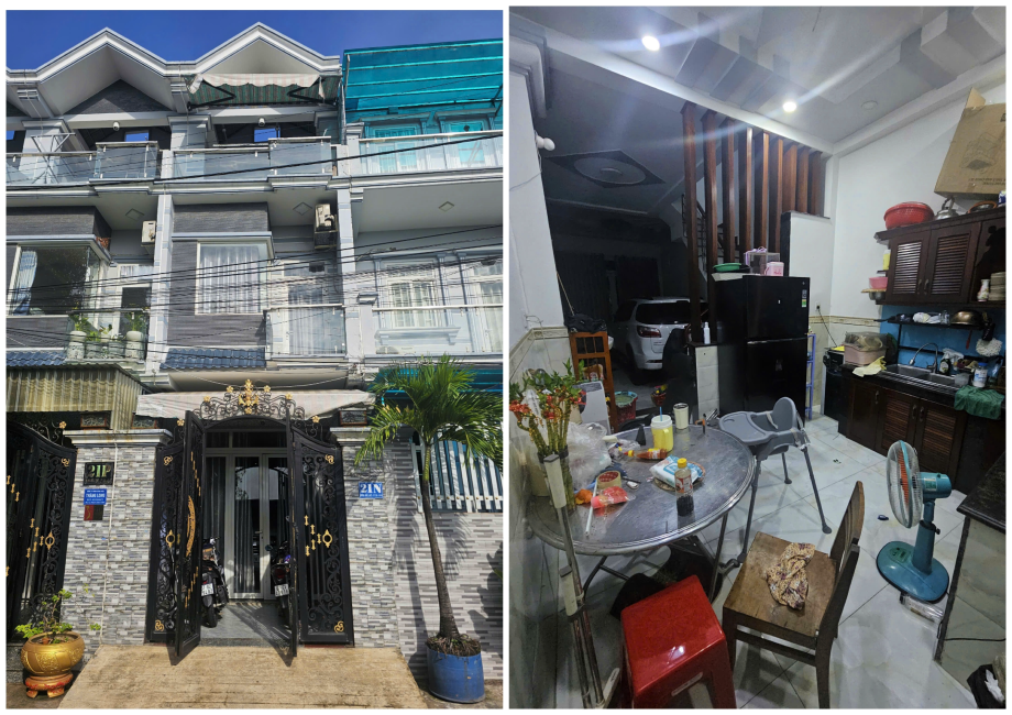 Bán nhà khu An Lạc, Huỳnh Bá Chánh, xã Tân Nhựt mới; 50m2, 3t