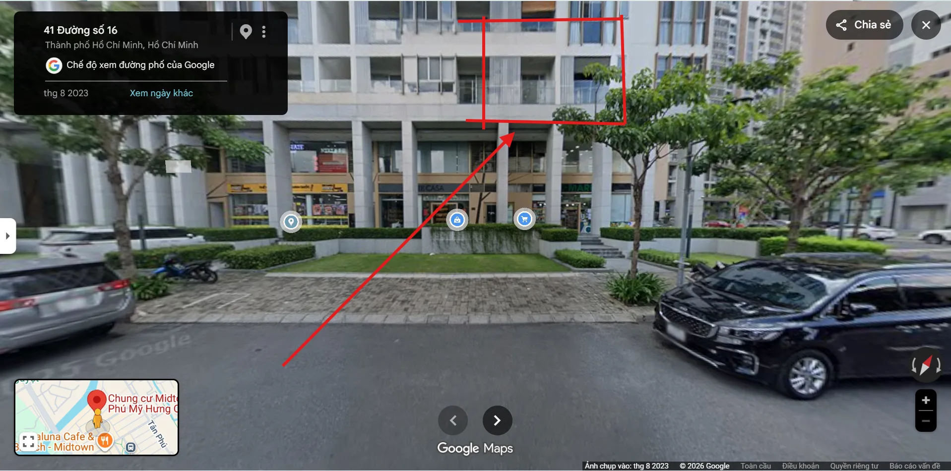 Bán shophouse căn góc D03 Chung cư Midtown Phú Mỹ Hưng Q.7