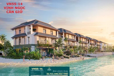 Bán biệt thự song lập BIỂN Vịnh Ngọc VN55-14, VINHOMES GREEN PARADIES Cần Giờ