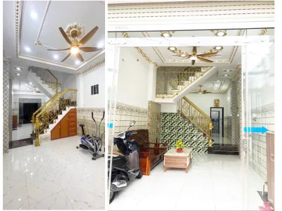Nhà hẻm xe hơi, đường Mã Lò, phường Bình Trị Đông; 4x20m, 3 lầu