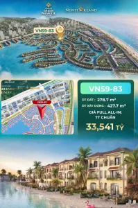 Bán biệt thự biển Cần Giờ, căn VN59-83 Vinhomes Green Paradise