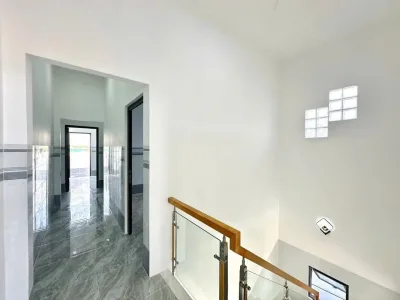 Bán nhà Lộc Trung, Xã Mỹ Lộc, Cần Giuộc: 112m2, 1 lầu, xe 7 chỗ